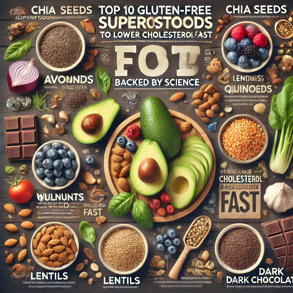 Top 10 Best Gluten-Free Superfoods to Lower Cholesterol Fast (Backed by Science) 2 Top 10 Best Gluten-Free Superfoods to Lower Cholesterol Fast (Backed by Science)
