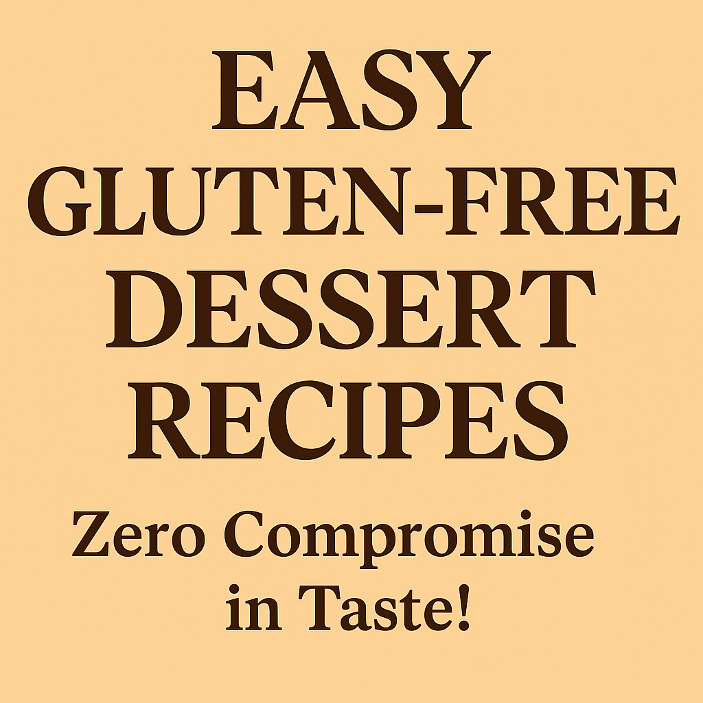 Easy Gluten-Free Dessert Recipes 2 Easy Gluten-Free Dessert Recipes - Delicious, healthy, and simple to make. No compromise in taste!