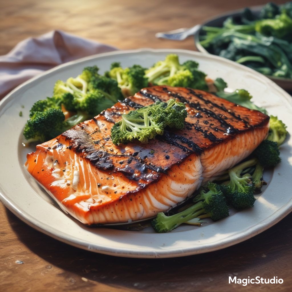 Keto vs Gluten-Free: Which Diet is Best for Heart? (Science-Backed Guide) 6 Grilled Salmon with Garlic Broccoli