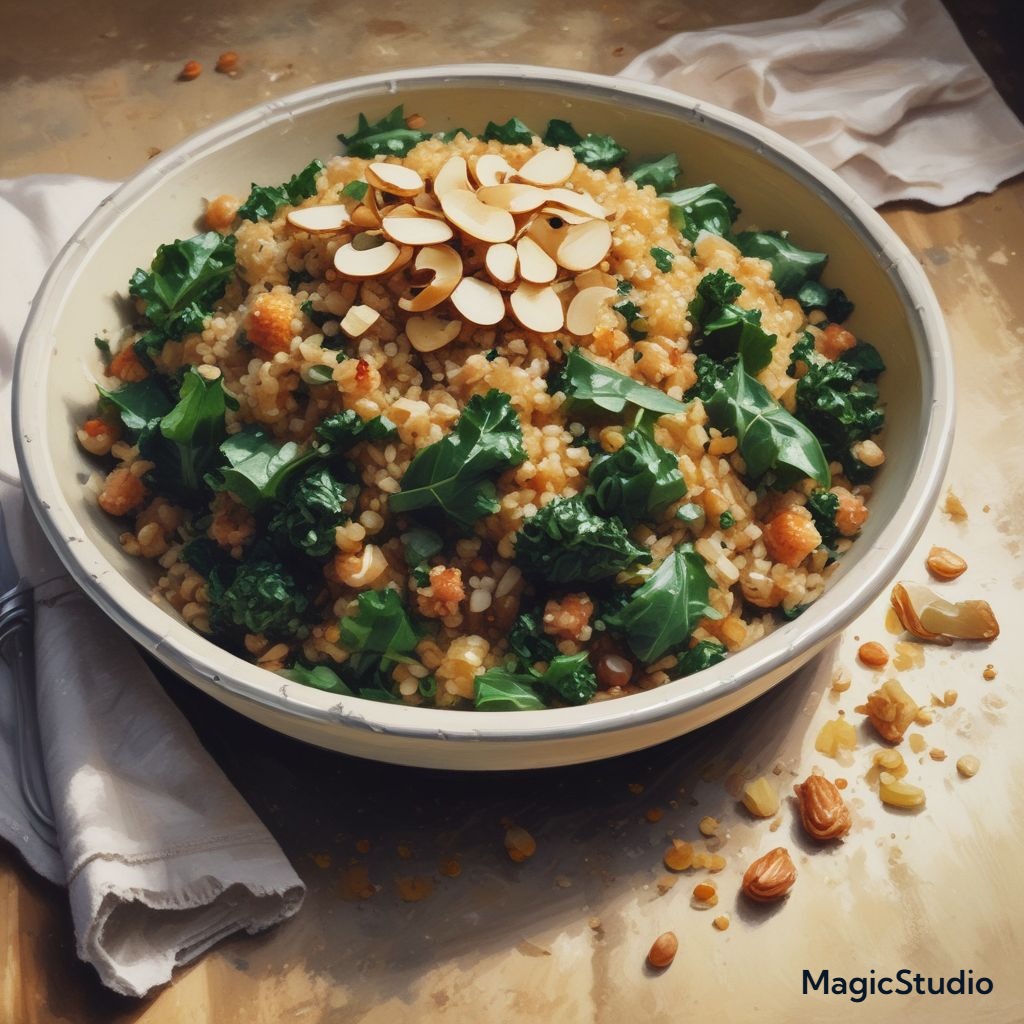 10 Easy Cholesterol-Friendly Easter Side Dishes for a Crowd π£ 12 Quinoa pilaf with spinach and sliced almonds
