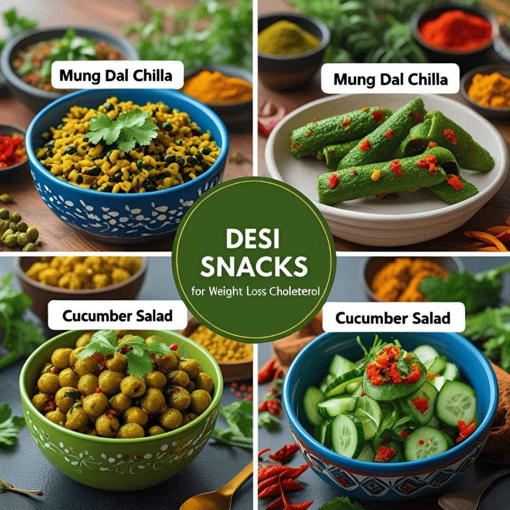 Best Low-Carb Indian Snacks That Lower Cholesterol Naturally 6 Desi Snacks for Weight loss and cholesterol