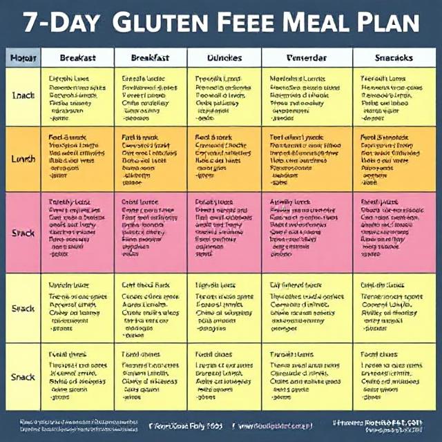 Gluten Free Foods for Fatty Liver Health 3 7-Day Gluten Free Meal Plan
