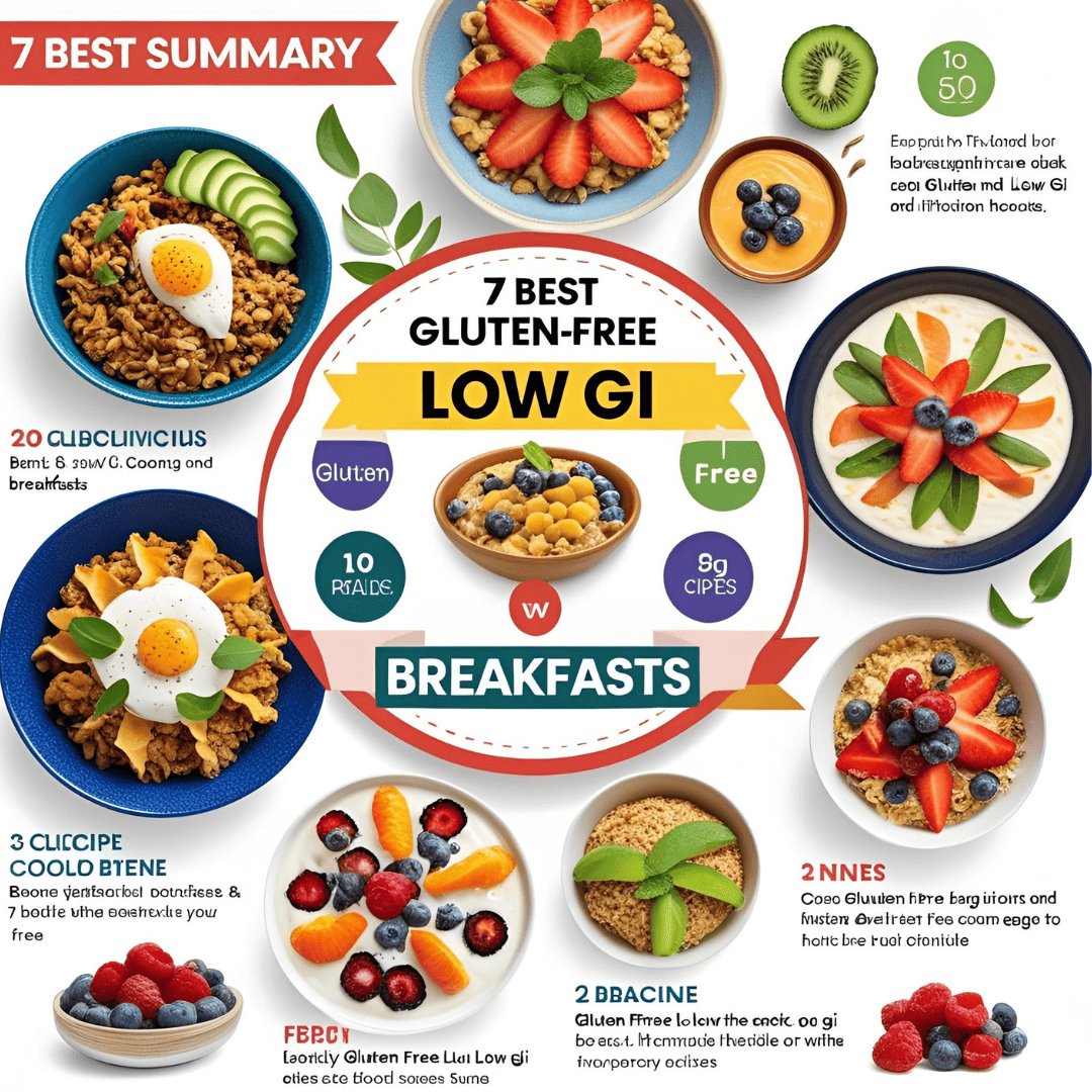 7 best gluten-free low GI breakfasts.