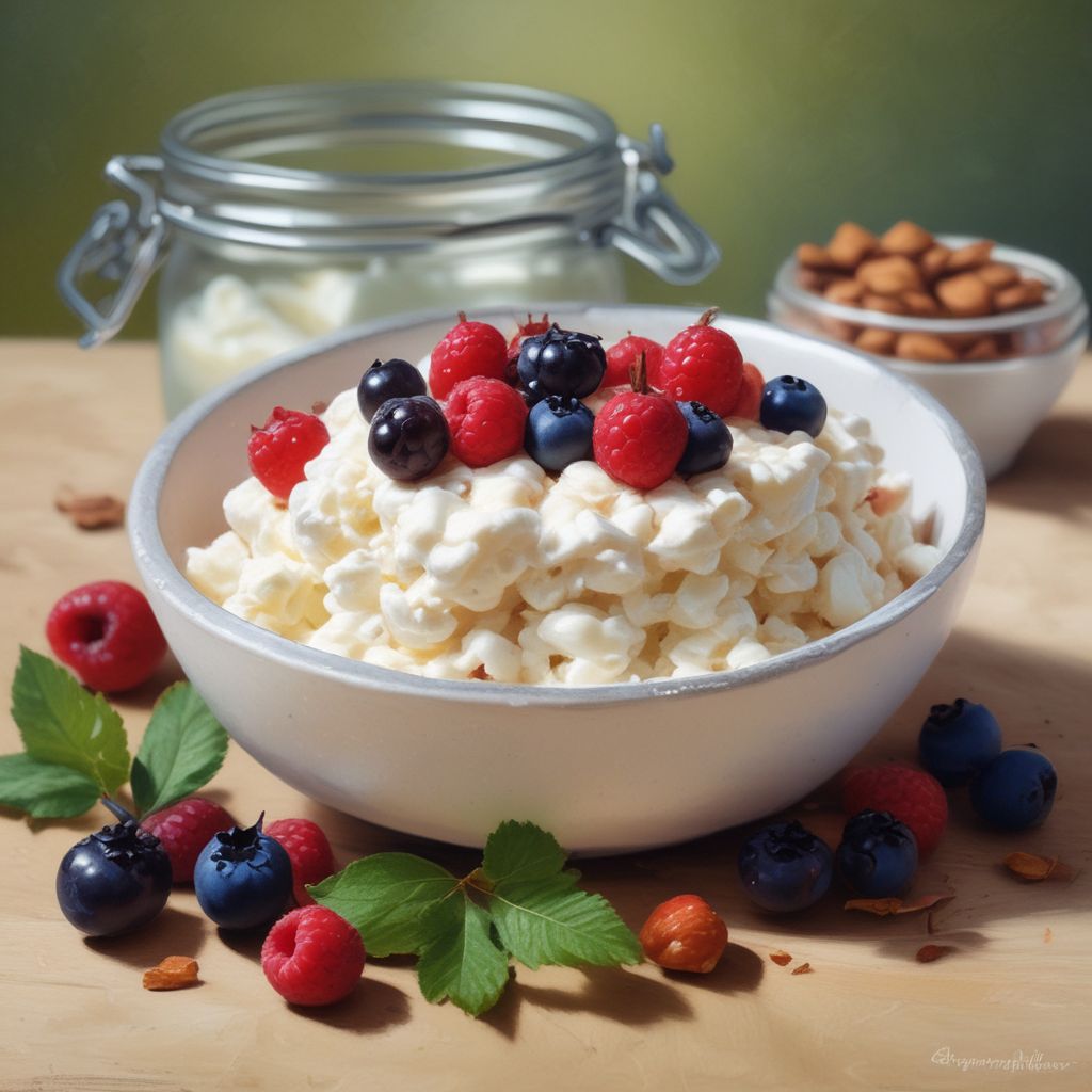 Low Carb Low Cholesterol Breakfast Ideas – The Best Way to Start Your Healthy Day 10 Bowl of Cottage Cheese with Berries & Almonds