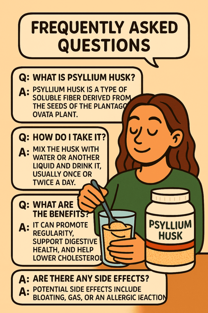 FAQ guide about psyllium husk