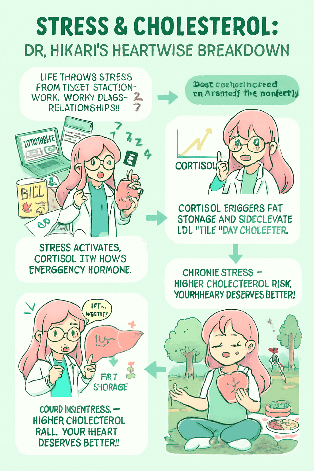 Does Stress cause high Cholesterol