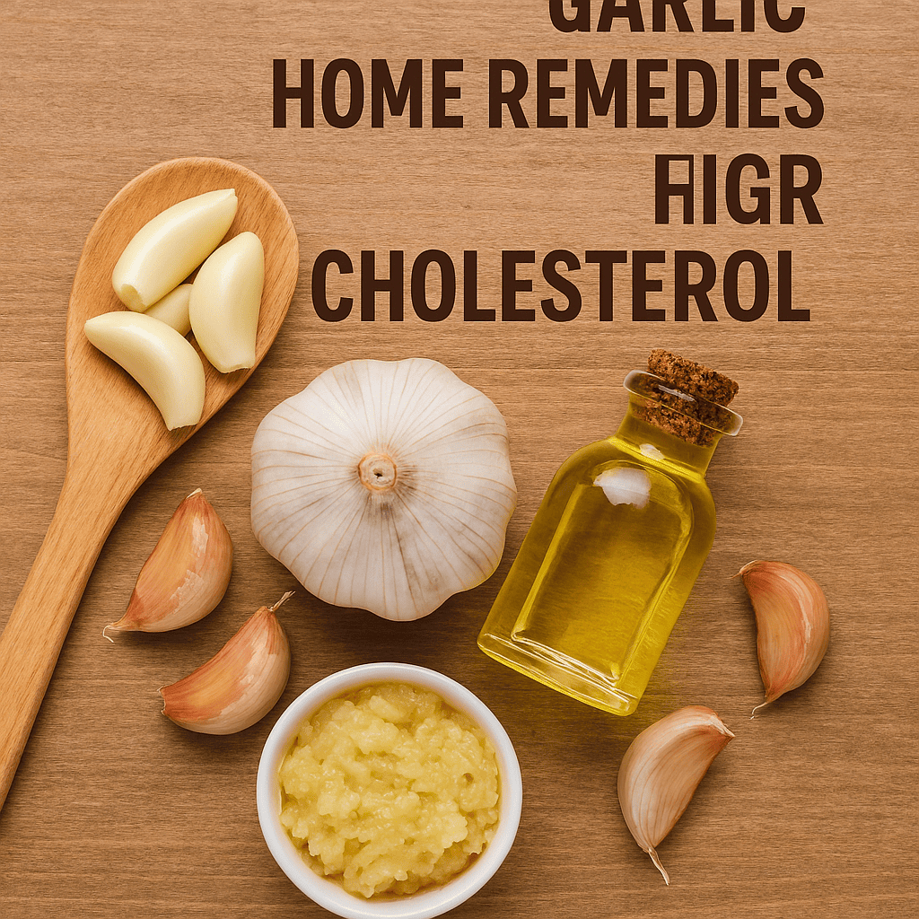 Garlic Home Remedies for High Cholesterol