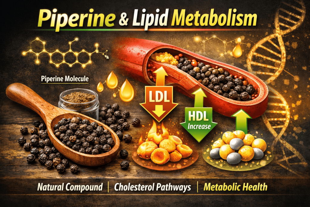 Does black pepper lower LDL cholesterol naturally 5 Piperine and Lipid Metabolism