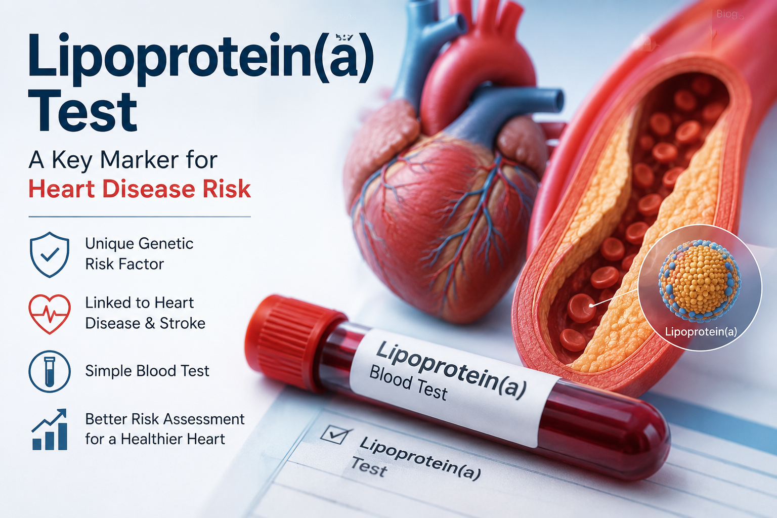 2026 Cholesterol Guidelines Explained: What Lp(a) and ApoB Mean for You 1 Lipoprotein(a) test for heart disease risk explained simply